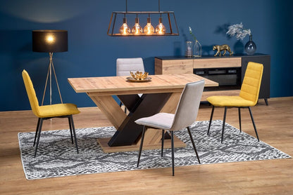 Kitchen Chair Agadir | size: Width: 47cm, Height: 92cm, Depth: 60cm | color: Gray | image: 2 | variant: 1002460