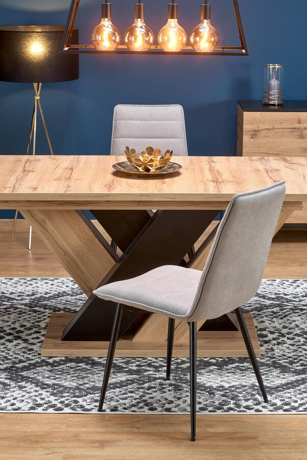 Kitchen Chair Agadir | size: Width: 47cm, Height: 92cm, Depth: 60cm | color: Gray | image: 3 | variant: 1002460
