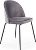 Kitchen Chair Alytus | size: Width: 49cm, Height: 80cm, Depth: 50cm | color: Gray | image: 1 | variant: 1002235