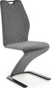 Kitchen Chair Ashgabat | size: Width: 46cm, Height: 102cm, Depth: 61cm | color: Gray | image: 1 | variant: 1002381