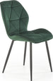 Kitchen Chair Baghdad | size: Width: 48cm, Height: 86cm, Depth: 53cm | color: Green | image: 1 | variant: 1002406