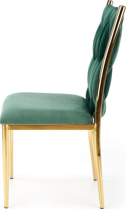 Kitchen Chair Baku | size: Width: 48cm, Height: 94cm, Depth: 55cm | color: Green | image: 2 | variant: 1002373