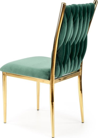 Kitchen Chair Baku | size: Width: 48cm, Height: 94cm, Depth: 55cm | color: Green | image: 3 | variant: 1002373