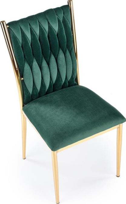 Kitchen Chair Baku | size: Width: 48cm, Height: 94cm, Depth: 55cm | color: Green | image: 7 | variant: 1002373