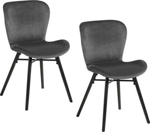 Kitchen Chair Batilda | size: Width: 47cm, Height: 82.5cm, Depth: 56cm | color: Gray | image: 1 | variant: 1003526