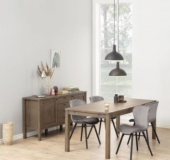 Kitchen Chair Batilda | size: Width: 47cm, Height: 82.5cm, Depth: 56cm | color: Gray | image: 3 | variant: 1003526