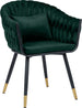 Kitchen Chair Brackley | size: Width: 61cm, Height: 81cm, Depth: 63cm | color: Green | image: 1 | variant: 1000858