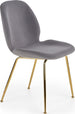 Kitchen Chair Bucharest | size: Width: 48cm, Height: 88cm, Depth: 58cm | color: Gray | image: 1 | variant: 1002288