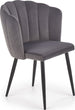 Kitchen Chair Budapest | size: Width: 60cm, Height: 84cm, Depth: 58cm | color: Gray | image: 1 | variant: 1002298