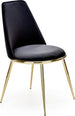 Kitchen Chair Cairo | size: Width: 49cm, Height: 84cm, Depth: 54cm | color: Black | image: 0 | variant: 1002426