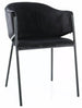 Kitchen Chair Canberra | size: Width: 55cm, Height: 77cm, Depth: 44cm | color: Black | image: 0 | variant: 1003937