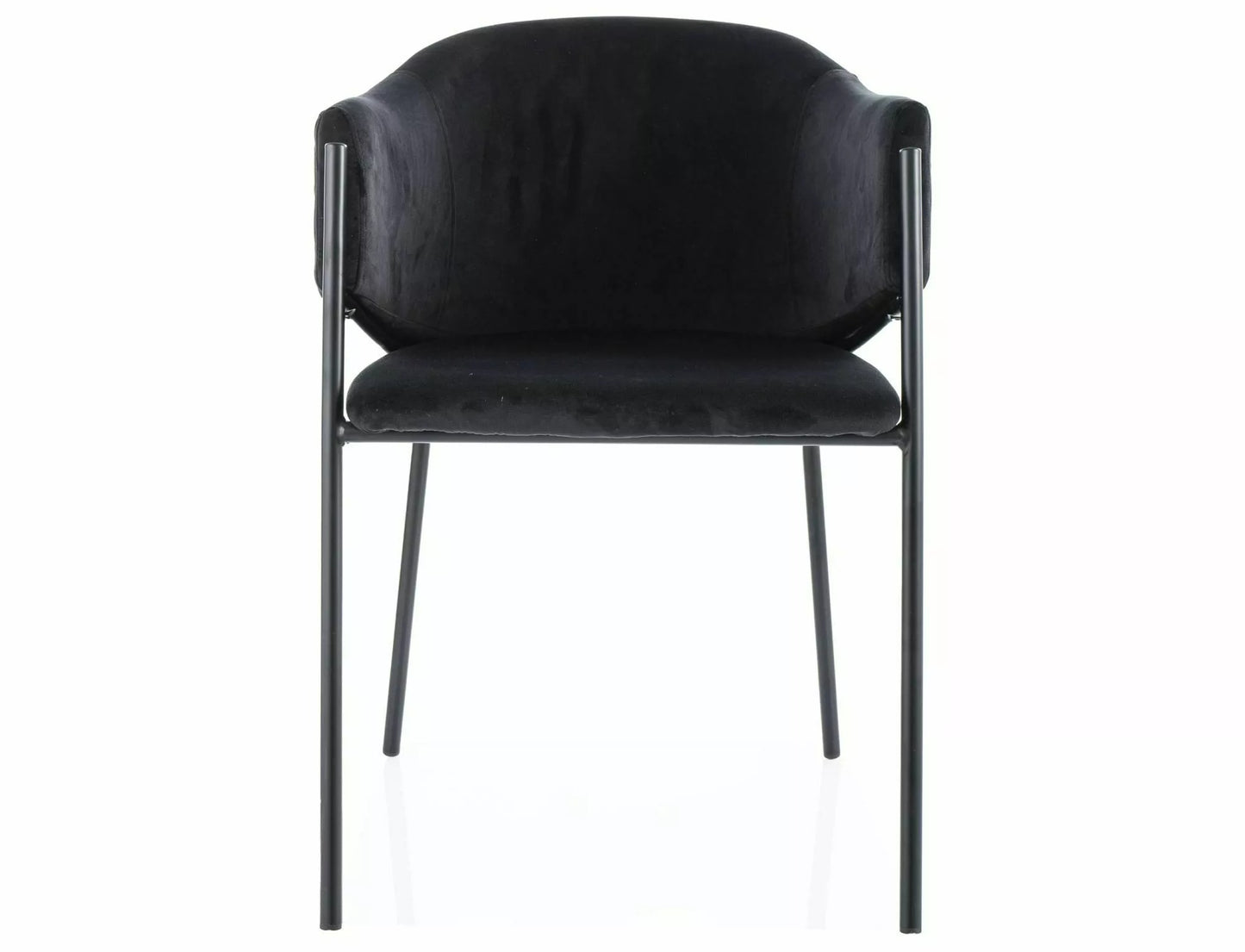 Kitchen Chair Canberra | size: Width: 55cm, Height: 77cm, Depth: 44cm | color: Black | image: 1 | variant: 1003937