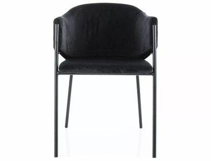 Kitchen Chair Canberra | size: Width: 55cm, Height: 77cm, Depth: 44cm | color: Black | image: 1 | variant: 1003937