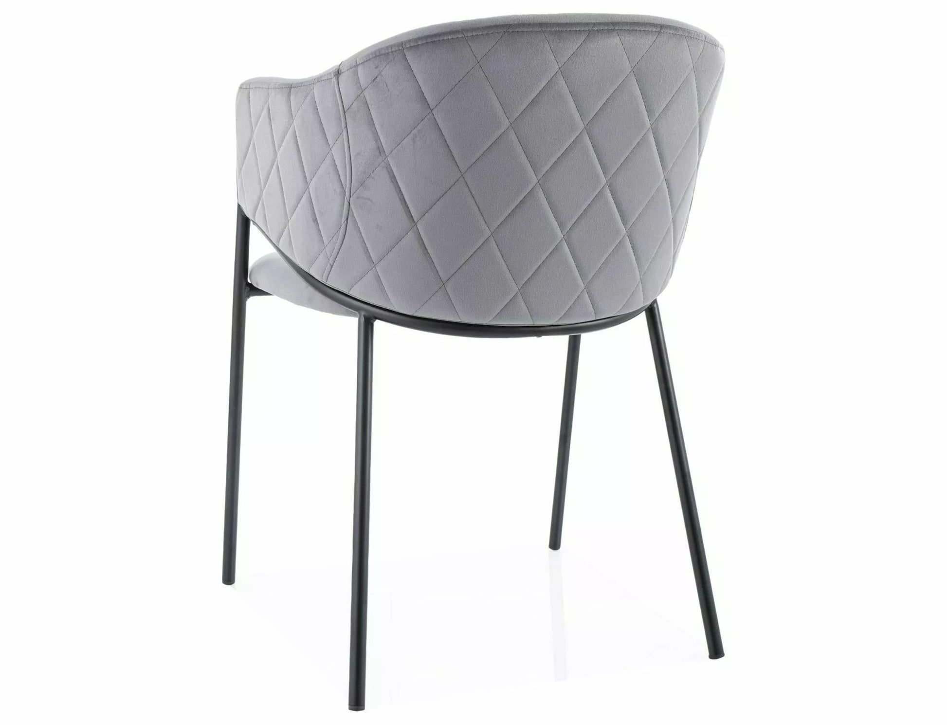 Kitchen Chair Canberra | size: Width: 55cm, Height: 77cm, Depth: 44cm | color: Gray | image: 2 | variant: 1003938