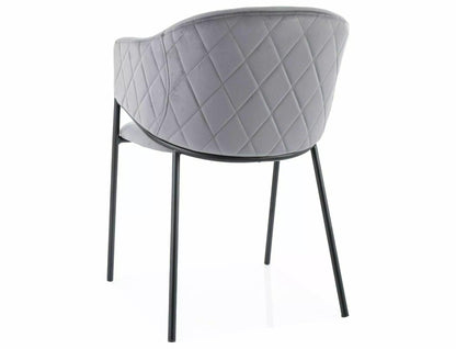 Kitchen Chair Canberra | size: Width: 55cm, Height: 77cm, Depth: 44cm | color: Gray | image: 2 | variant: 1003938