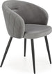 Kitchen Chair Chisinau | size: Width: 61cm, Height: 77cm, Depth: 54cm | color: Gray | image: 1 | variant: 1002359