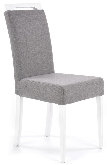 Kitchen Chair Clarion | size: Width: 42cm, Height: 97cm, Depth: 58cm | color: White/Grey | image: 1 | variant: 1003001