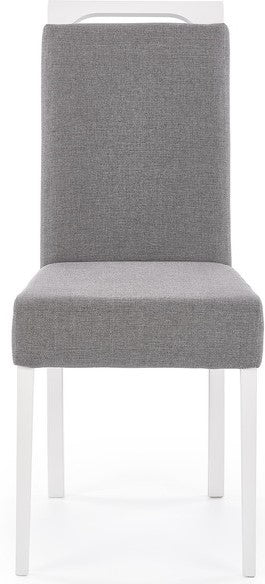 Kitchen Chair Clarion | size: Width: 42cm, Height: 97cm, Depth: 58cm | color: White/Grey | image: 4 | variant: 1003001