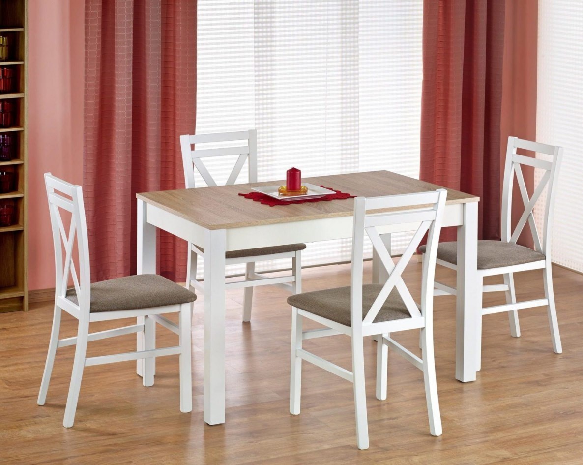Kitchen Chair Dariusz | size: Width: 45cm, Height: 90cm, Depth: 43cm | color: Brown | image: 3 | variant: 1003014