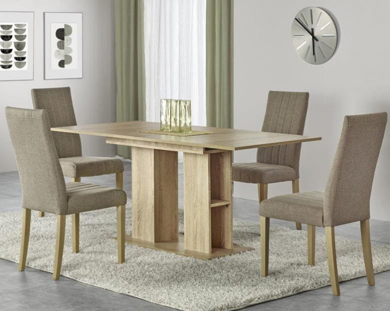 Kitchen Chair Diego | size: Width: 47cm, Height: 99cm, Depth: 59cm | color: Brown | image: 3 | variant: 1003030