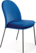 Kitchen Chair Dushanbe | size: Width: 50cm, Height: 84cm, Depth: 58cm | color: Blue | image: 1 | variant: 1002387