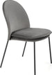 Kitchen Chair Dushanbe | size: Width: 50cm, Height: 84cm, Depth: 58cm | color: Gray | image: 1 | variant: 1002385