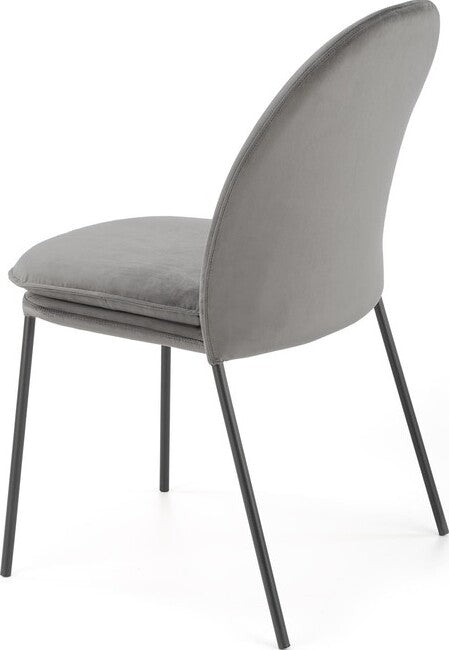 Kitchen Chair Dushanbe | size: Width: 50cm, Height: 84cm, Depth: 58cm | color: Gray | image: 5 | variant: 1002385