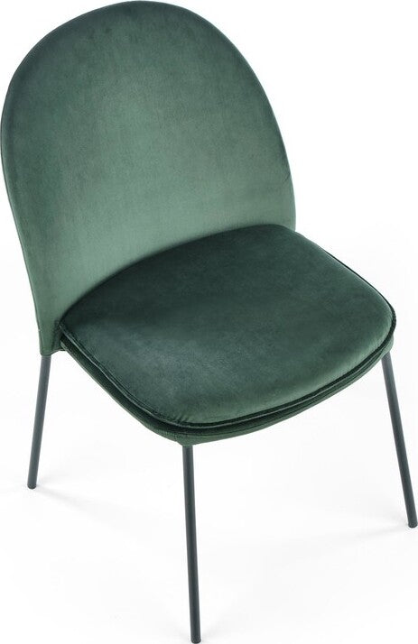 Kitchen Chair Dushanbe | size: Width: 50cm, Height: 84cm, Depth: 58cm | color: Green | image: 2 | variant: 1002386