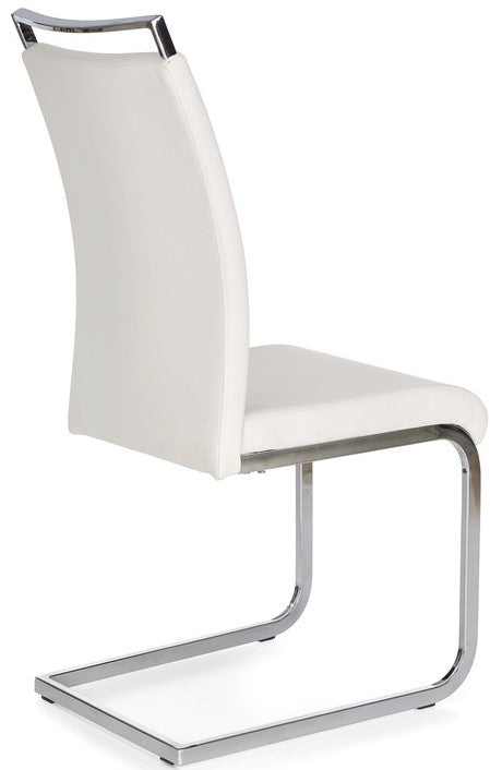 Kitchen Chair East Basildon | size: Width: 42cm, Height: 99cm, Depth: 55cm | color: White | image: 2 | variant: 1006955