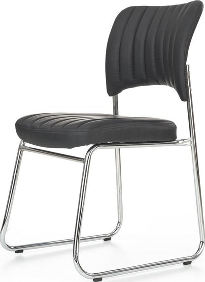 Kitchen Chair East Sapporo | size: Width: 48cm, Height: 83cm, Depth: 58cm | color: Black | image: 3 | variant: 1006915