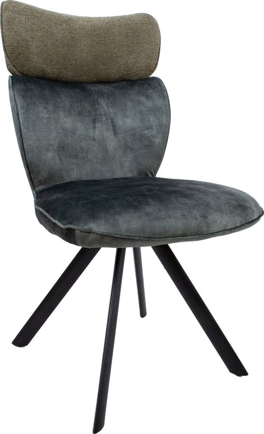 Kitchen Chair Eddy | size: Width: 49cm, Height: 89cm, Depth: 55cm | color: Green | image: 1 | variant: 1003563