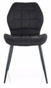 Kitchen Chair El Paso | size: Width: 48cm, Height: 86cm, Depth: 41cm | color: Black | image: 0 | variant: 1003857