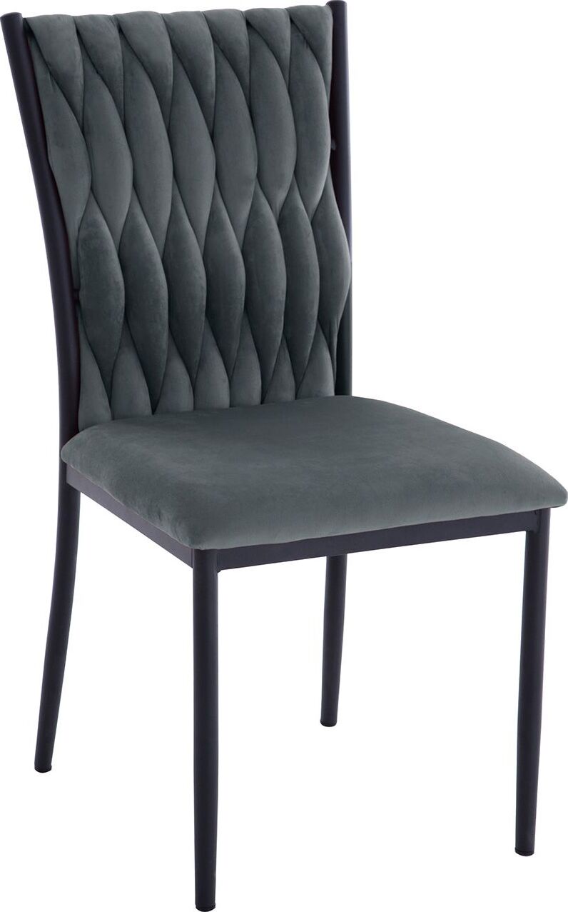 Kitchen Chair Emory | size: Width: 47cm, Height: 93cm, Depth: 59cm | color: Gray | image: 0 | variant: 1003579