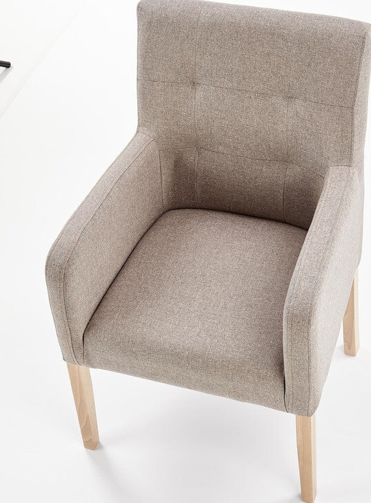 Kitchen Chair Filo | size: Width: 60cm, Height: 92cm, Depth: 62cm | color: Beige | image: 6 | variant: 1011387