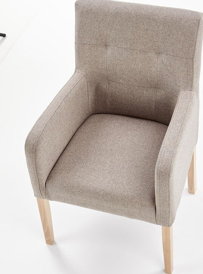 Kitchen Chair Filo | size: Width: 60cm, Height: 92cm, Depth: 62cm | color: Beige | image: 6 | variant: 1011387