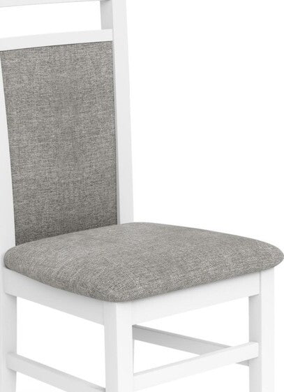 Kitchen Chair Gerard 2 | size: Width: 46cm, Height: 97cm, Depth: 55cm | color: White/Grey | image: 1 | variant: 1003039