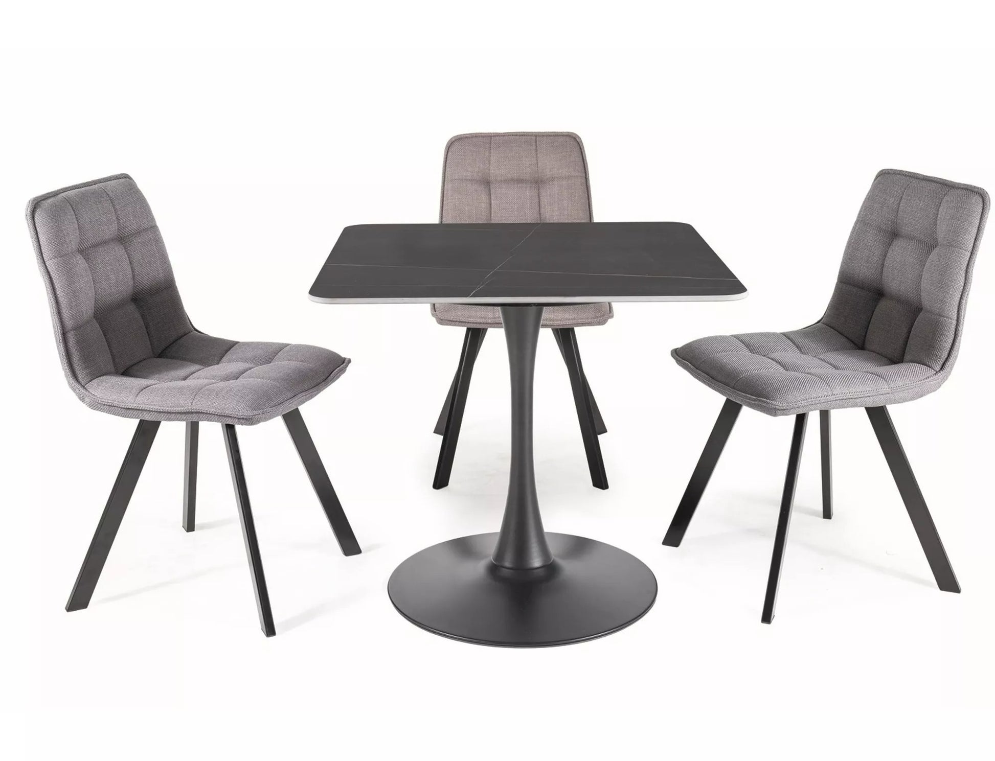 Kitchen Chair Guayaquil | size: Width: 46cm, Height: 88cm, Depth: 42cm | color: Gray | image: 3 | variant: 1003886