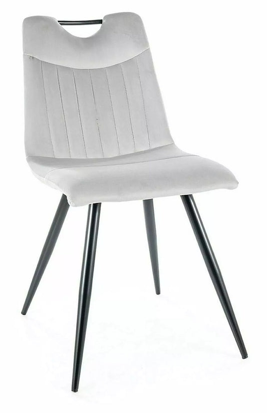 Kitchen Chair Gujarat | size: Width: 49cm, Height: 86cm, Depth: 36cm | color: Gray | image: 0 | variant: 1003784