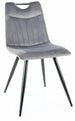 Kitchen Chair Gujarat | size: Width: 49cm, Height: 86cm, Depth: 36cm | color: Gray | image: 0 | variant: 1003785