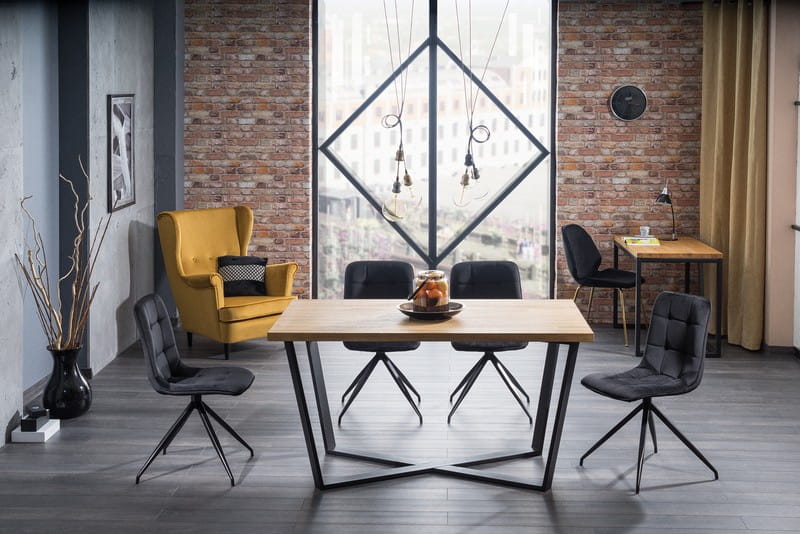 Kitchen Chair Hobart | size: Width: 45cm, Height: 87cm, Depth: 42cm | color: Black | image: 3 | variant: 1003732