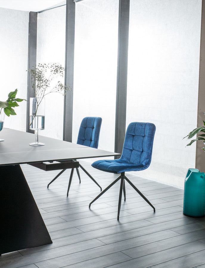 Kitchen Chair Hobart | size: Width: 45cm, Height: 87cm, Depth: 42cm | color: Blue | image: 2 | variant: 1003733