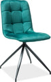 Kitchen Chair Hobart | size: Width: 45cm, Height: 87cm, Depth: 42cm | color: Green | image: 1 | variant: 1003734