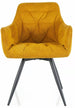Kitchen Chair Hungerford | size: Width: 57cm, Height: 83cm, Depth: 45cm | color: Yellow | image: 0 | variant: 1003808