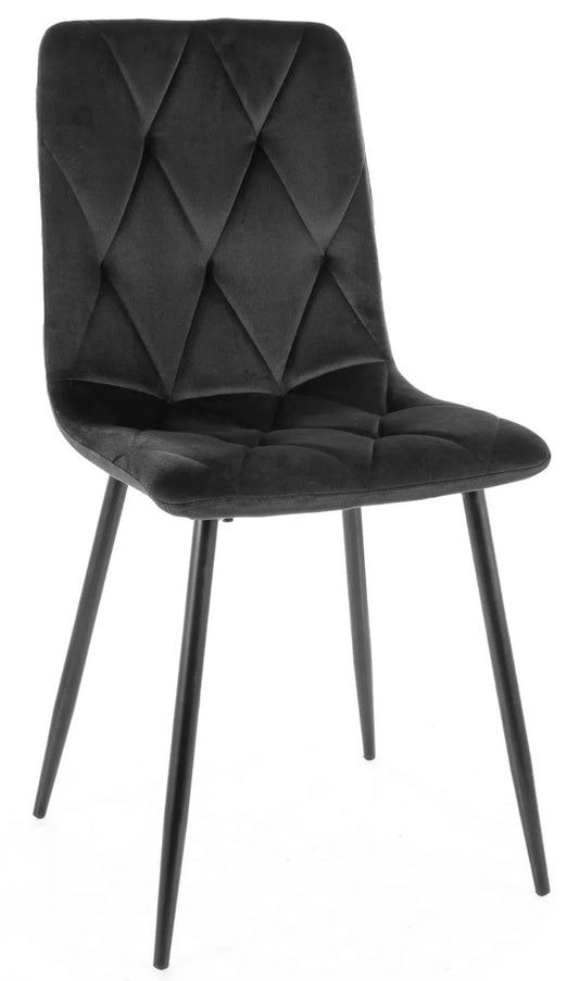 Kitchen Chair Hyderabad | size: Width: 45cm, Height: 91cm, Depth: 39cm | color: Black | image: 0 | variant: 1003750