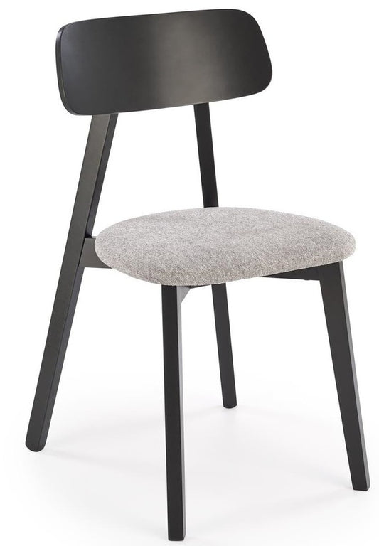 Kitchen Chair Hylo | size: Width: 48cm, Height: 82cm, Depth: 55cm | color: Black/Grey | image: 0 | variant: 1003883