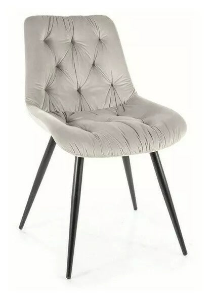 Kitchen Chair Jacksonville | size: Width: 49cm, Height: 84cm, Depth: 43cm | color: Gray | image: 0 | variant: 1003780