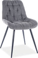 Kitchen Chair Jacksonville | size: Width: 49cm, Height: 84cm, Depth: 43cm | color: Gray | image: 1 | variant: 1003720