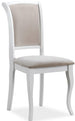 Kitchen Chair Jeddah | size: Width: 45cm, Height: 96cm, Depth: 42cm | color: White/Beige | image: 1 | variant: 1003676