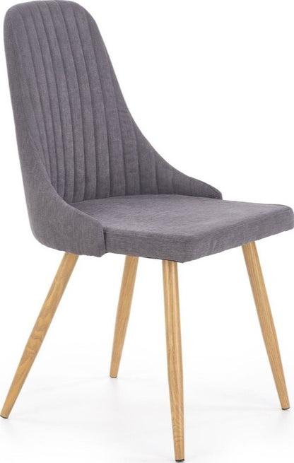 Kitchen Chair Jekabpils | size: Width: 56cm, Height: 85cm, Depth: 49cm | color: Gray | image: 1 | variant: 1002207