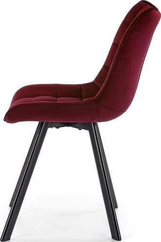Kitchen Chair Jonava | size: Width: 46cm, Height: 84cm, Depth: 61cm | color: Red | image: 2 | variant: 1002245